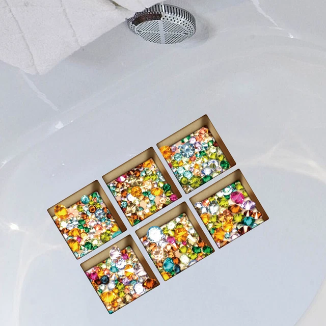 6 pegatinas de baño pegatinas de inodoro pegatinas de pared apliques de bañera