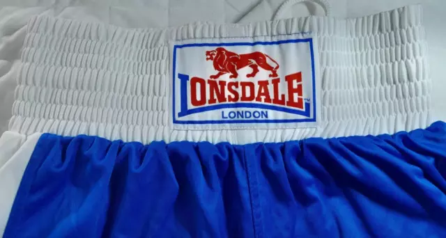 Lonsdale London Blue Boxing Shorts Size M