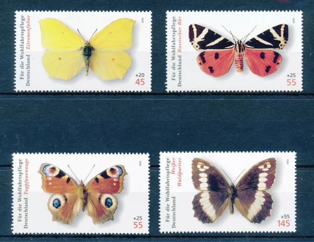 [BIN15820] Germany 2005 Butterflies good set of stamps very fine MNH