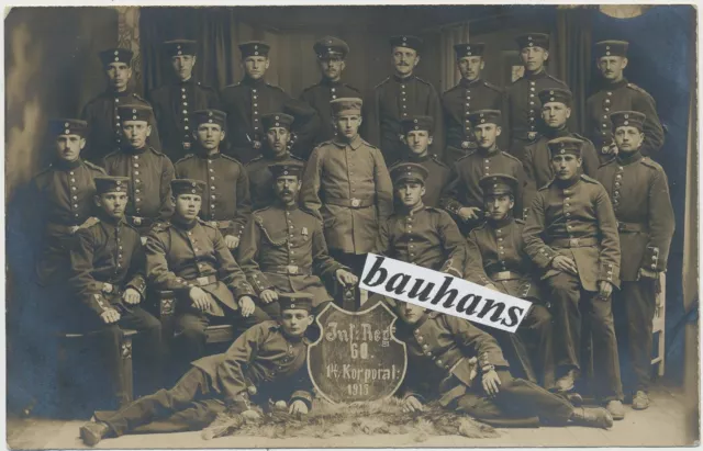 Portrait Soldaten Infanterie-Regiment 60-Weissenburg i./E.(U214)