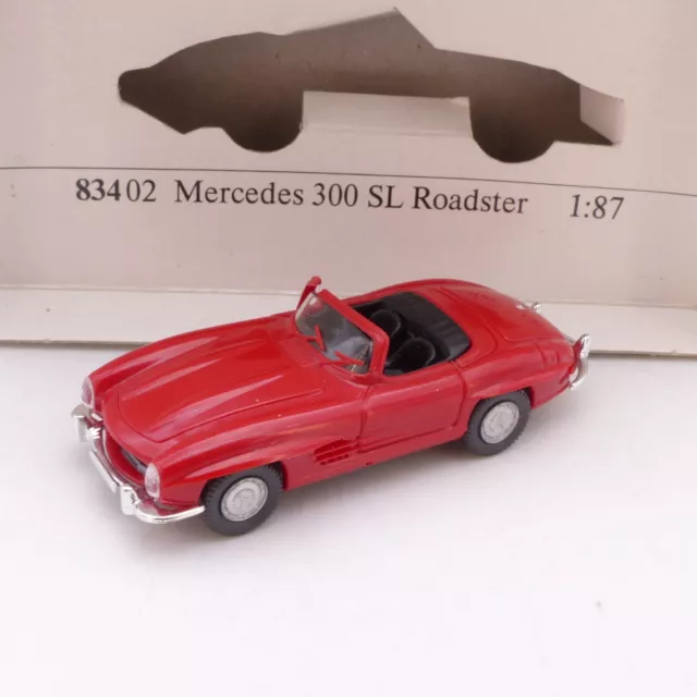 Wiking 1:87 Nr.: 83402 Mercedes Benz 300 SL Roadster rot, in OVP EX1755