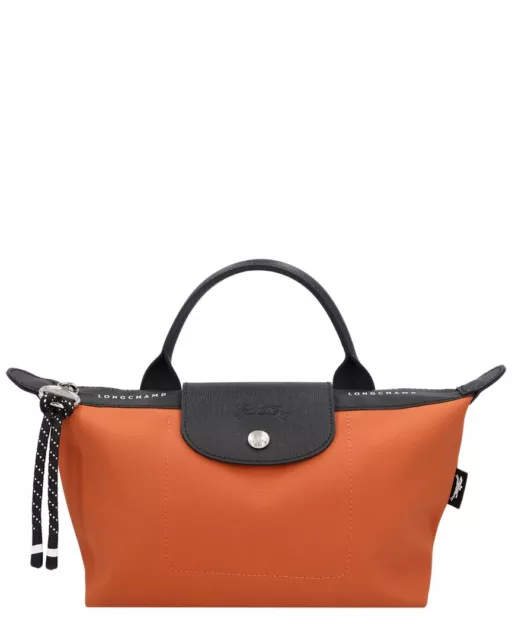 Longchamp Le Pliage Energy Xs Canvas & Leather Handbag Women's Orange