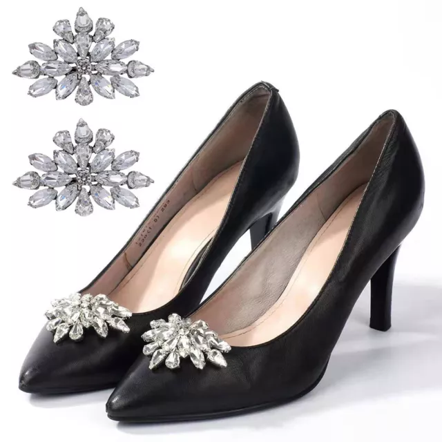 Clips De Chaussures En Diamant Pour Femmes Breloques Boucle Aile Détachable R