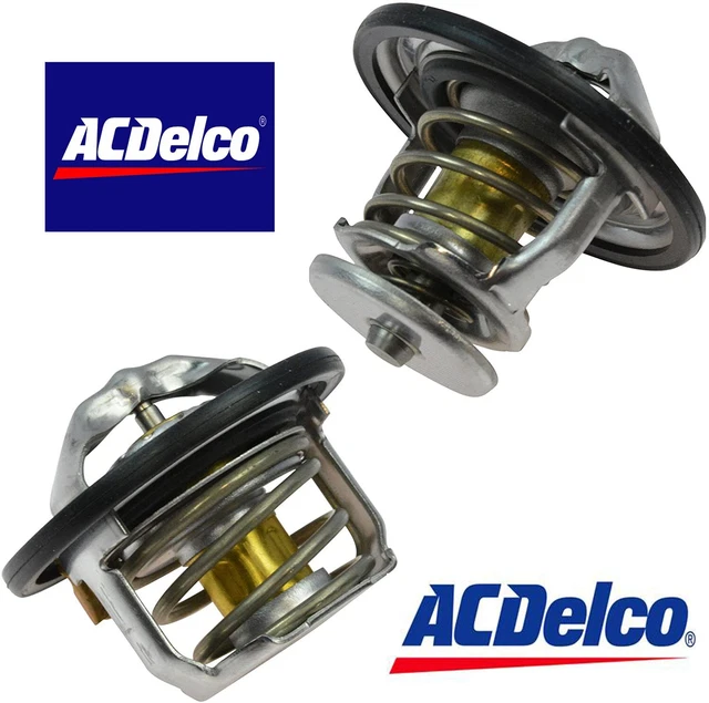 ACDelco 185 & 180 Degree Thermostat Front & Rear Kit Pair for GM Pickup Duramax