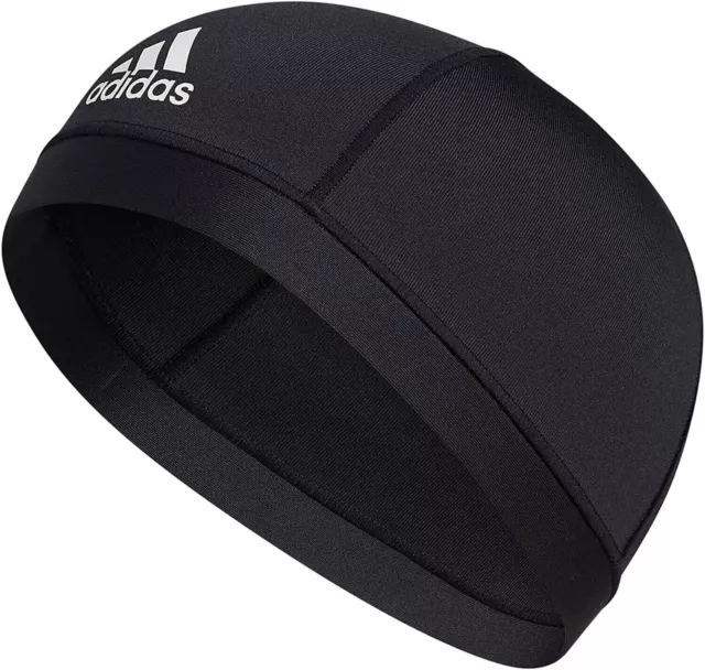 Gorra de calavera de fútbol americano Adidas, talla única negra para todos