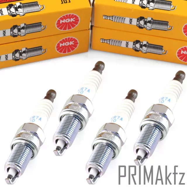 4x NGK Bougies ZKR7A-10 1691 pour Alfa Mito Panda de Fiat Punto Lancia Ypsilon