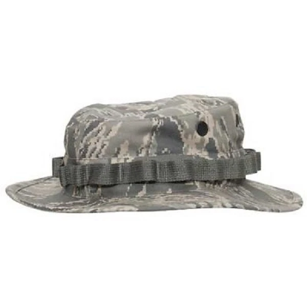 U.S. Air Force ABU Jungle Hat - Made In USA, Authentic Camo Pattern Ripstop Fabric - Foto 10
