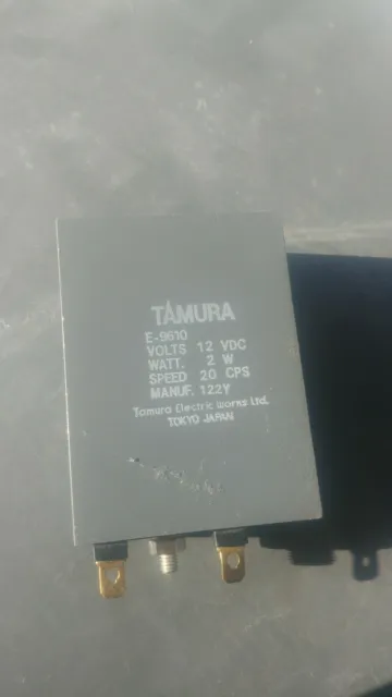 Tamura E-9610 Counter 12 Vdc 20 Cps 2 Watts
