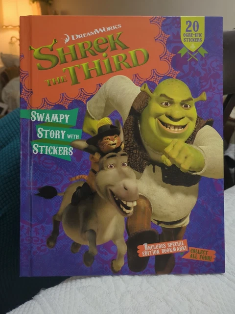 dreamworks-shrek-the-third-swampy-story-with-stickers-4-64-picclick-uk