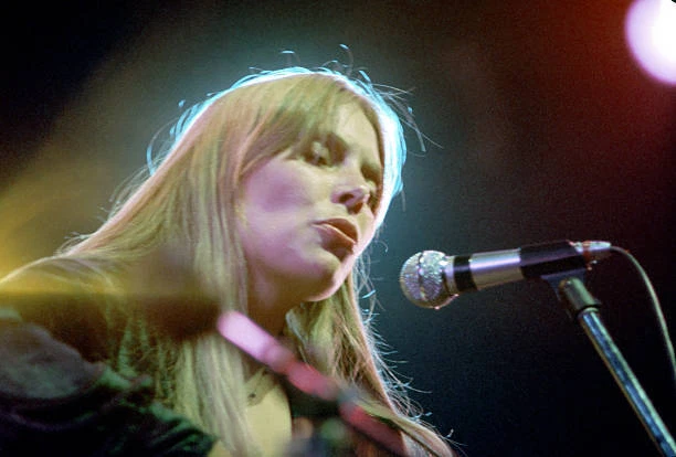 Joni Mitchell Musician Singer Band Group 1960s 1970s Old Music Photo 5