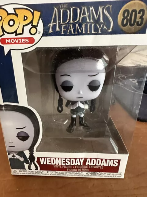 Funko Pop! The Addams Family- Wednesday Addams #803 Vinyl Figure + Protector
