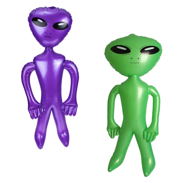 2 piezas globo alienígena gigante inflable juguete alienígena OVNI Pvc niño