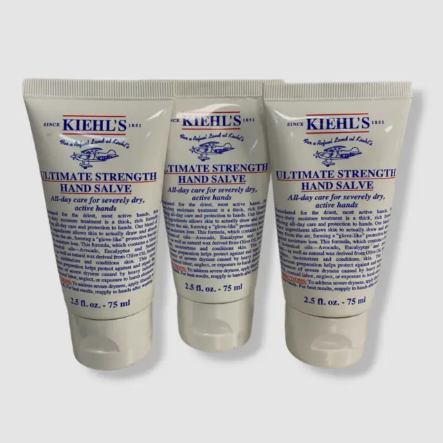 $66 Kiehl's Since 1851 Ultimate Strength Antiseptic Hand Salve 3-Pack | 75 ml