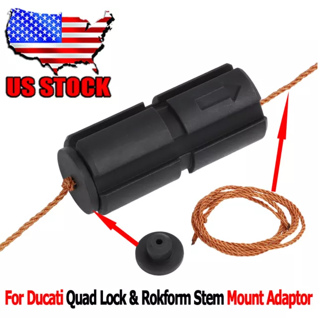 For Ducati Panigale Quad Lock & Rokform Stem Mount Navigation Adaptor V2 & V4
