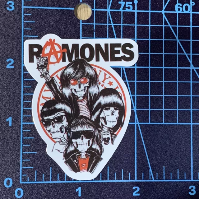 The RAMONES EMO Band Logo Vinyl Decal Sticker - Free Ship & Track