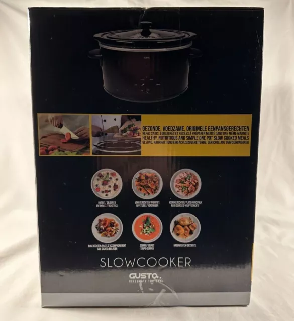 Gusta Kitchen Slow Cooker 3,5L 3