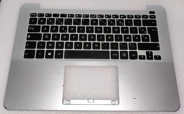 Clavier Avec Repose-Paume Pour Asus E410MA - Référence 3BBKWTAJN20 - Gris - Occasion Fonctionnel