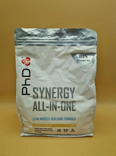 PhD Synergy All-in-One Vanille Creme 2kg MHD 01/2024