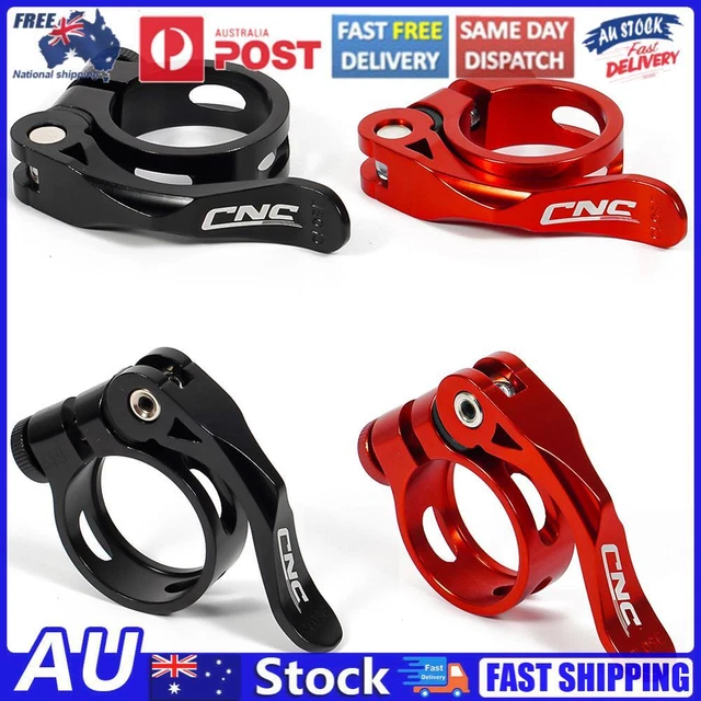 Quick Release Durable MTB Bike Seat Post Clamp Road Bicycle Seat Tube Mount Clip