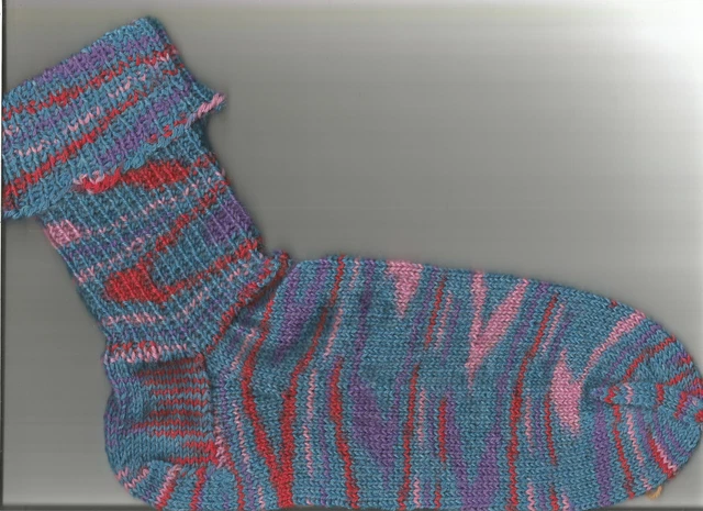 Wollsocken handgestrickt Gr. 40/41    Socken Damen/Herren REGIA               d2