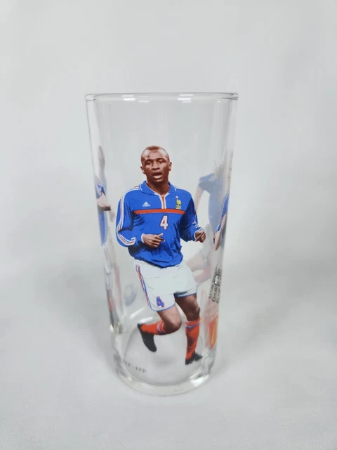 Verre Collector Coca-Cola Équipe De France Football 1998 Avec Signatures - Vintage