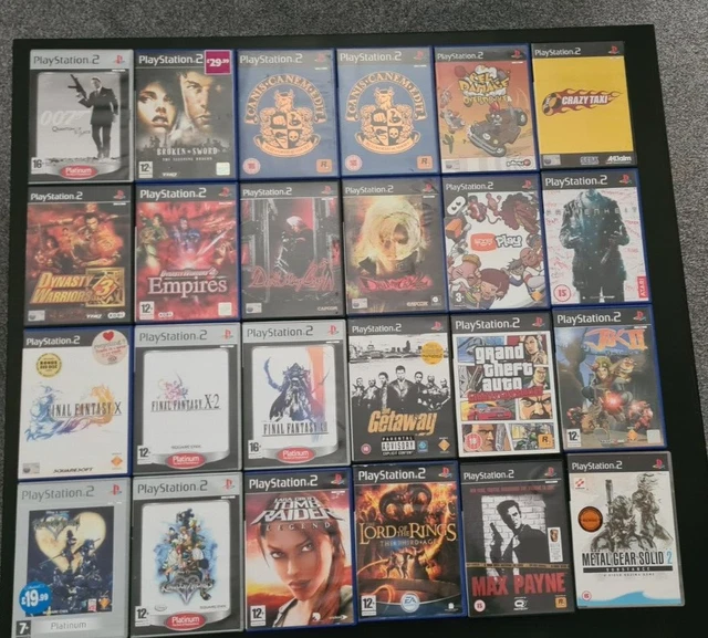 PS2 JOB LOT Incl Final Fantasy X/X2/XII, Canis Canem Edit, LotR, XMen