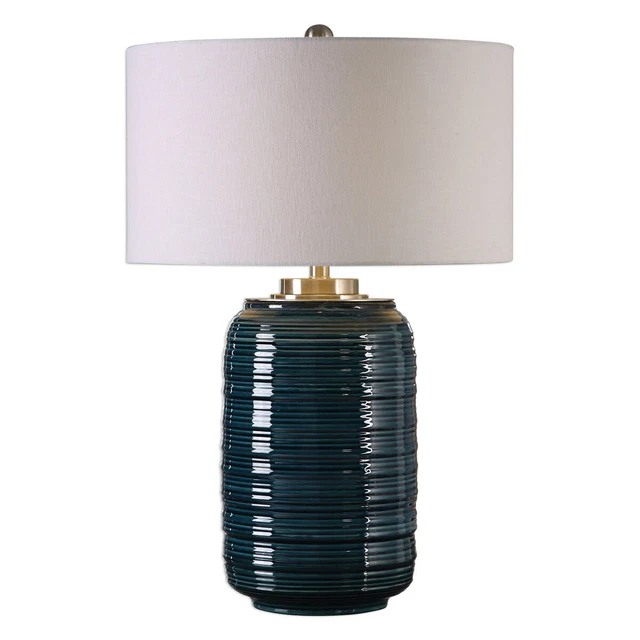Uttermost 27520 Delane Table Lamp Dark Teal