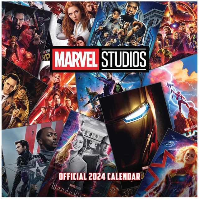 MARVEL SQUARE CALENDAR 2024 Brand New Official Merchandise 17.29