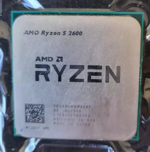 AMD Ryzen 5 2600 6 Core / 12 Thread AM4 CPU + Cooler