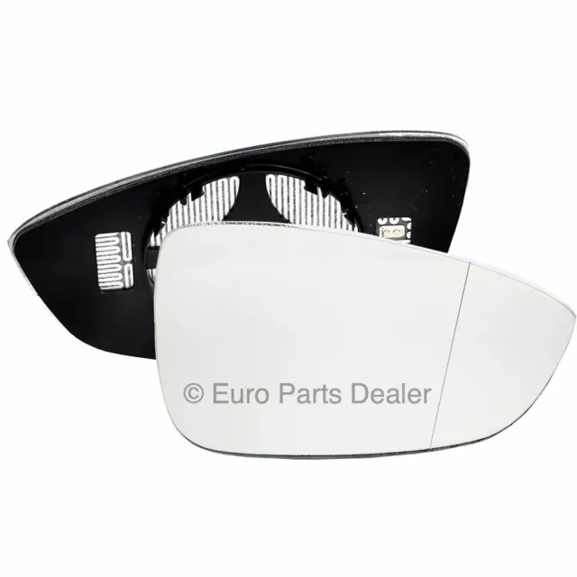 Wing door Mirror Glass Driver side for VW Beetle 11-19 Heated Blind Spot