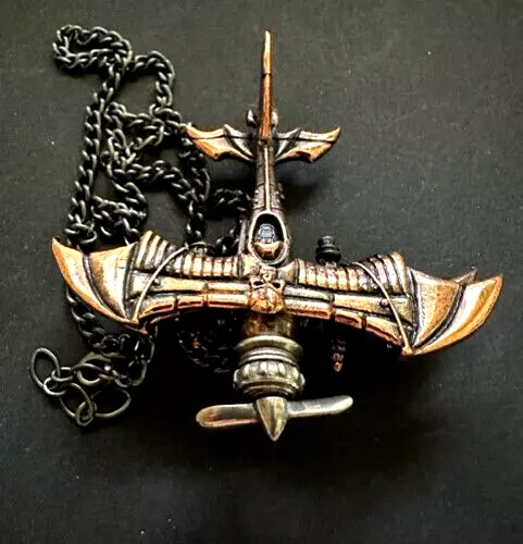 Empire Aeronautica Steampunk Pendant Pewter Alchemy Gothic 2