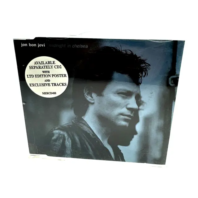 CD Jon Bon Jovi‎ Midnight in Chelsea Single Musik DIsc