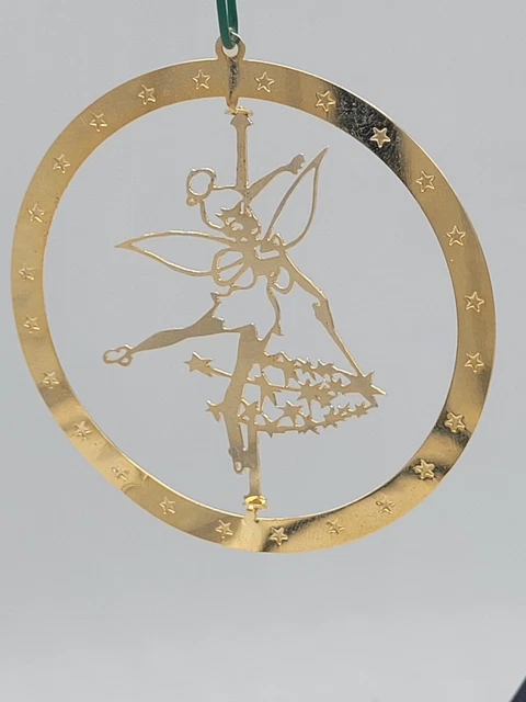 Walt Disney's Tinkerbell Thin Metal Christmas Ornament