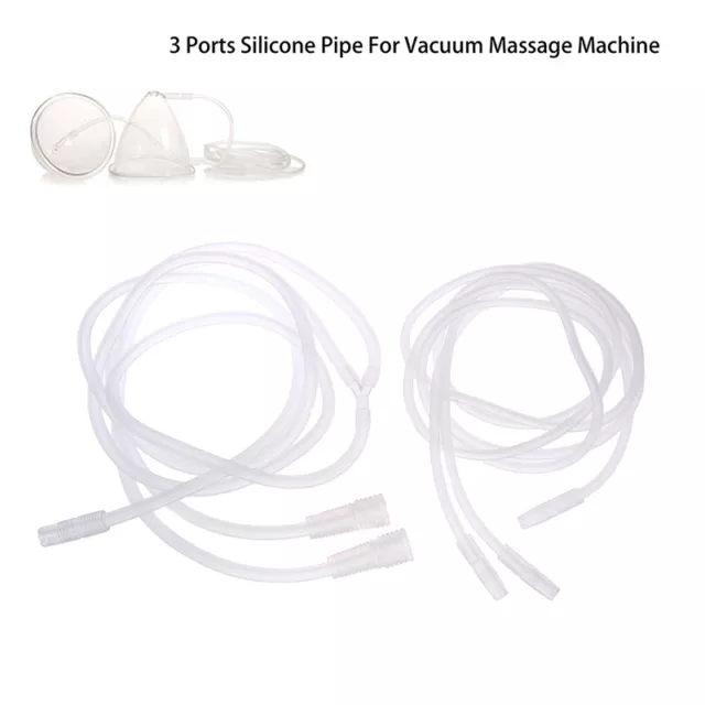 Massaggio sottovuoto 3 porte - ingrandimento - sollevamento - aumento del seno - tazza - connettore tubo - connettore tubo