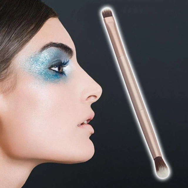 1pcs Make-Up Pinsel Doppel Kopf Make-Up Pinsel Lidschatten Pinsel Applikator