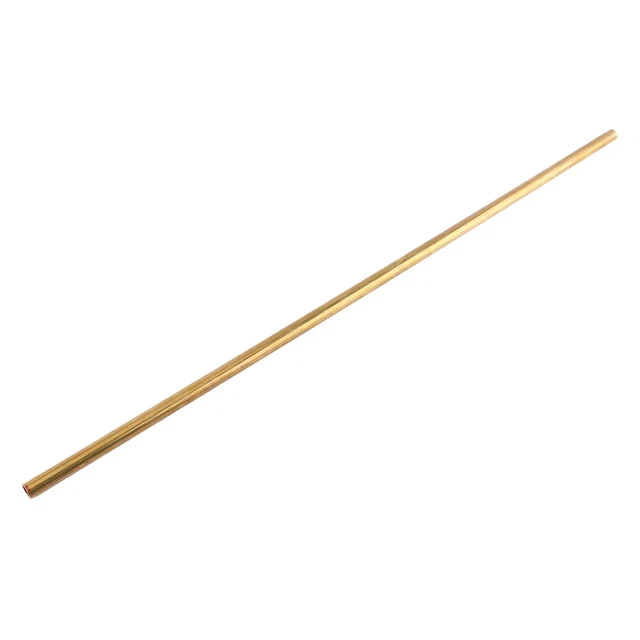 Durable Brass Tube Tubing Round Length 50cm Model Making Outer Diameter 10mm
