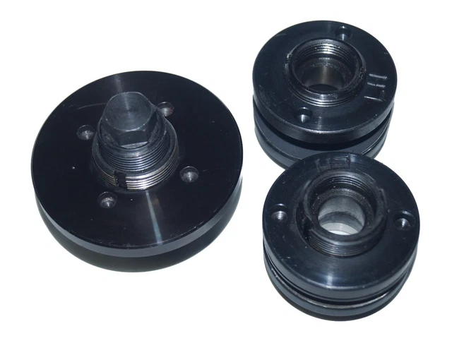 (3) Grinding Wheel Hub Adapters 1-1/4" Arbor Holes, Puller