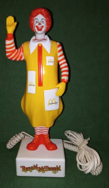 Ronald McDonald Phone Novelty 1985 Vintage McDonald's Telepohone NICE!