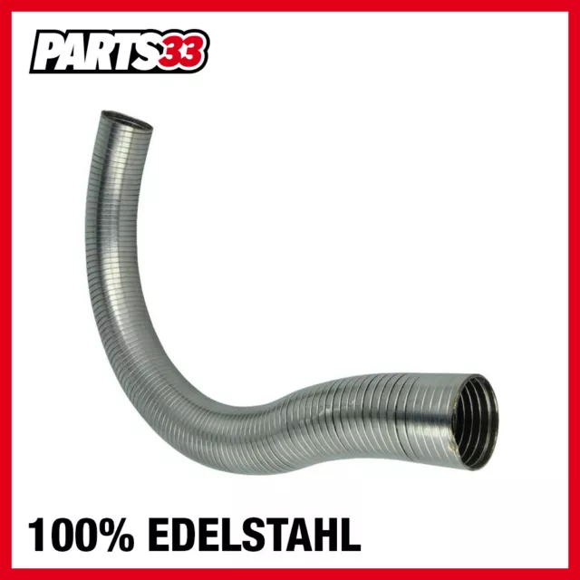 [PRO] Wellrohr Flexrohr Interlock Edelstahl Auspuffrohr Wastegate 50cm 40-45mm