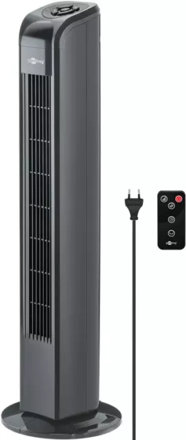 Turmventilator mit Fernbedienung oszillierender, leiser Säulenventilator Kabel