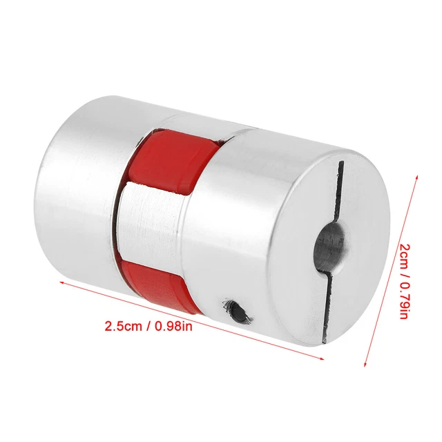 Accoppiatore motore da 5 mm a 8 mm D20 L25 connettore giunto lega di alluminio per fai da te