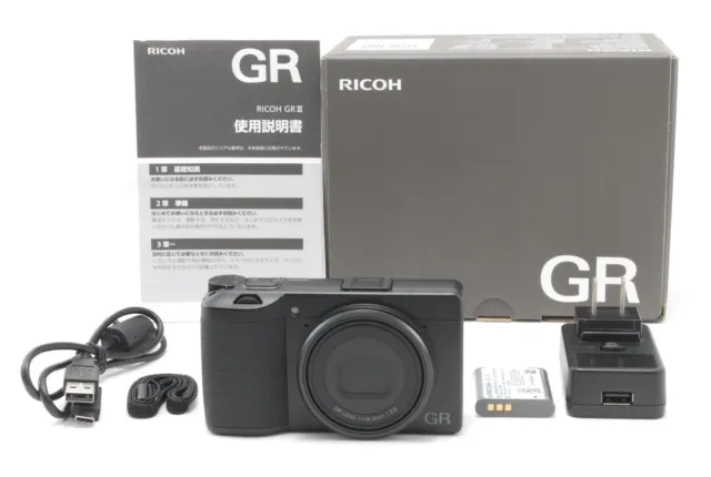 [Mint in Box] Ricoh GR III 24.2MP Compact Digital Camera Only 1885 Shots #1174