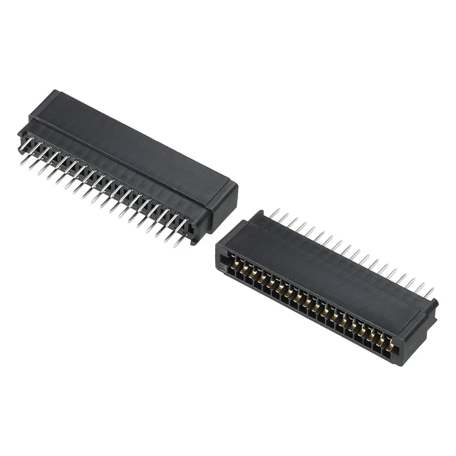 Scheda Bordo Connettore Nero Presa Destra Angolo 36 Pin 2.54mm Passo 2pz