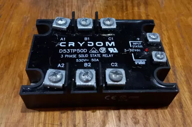 Crydom D53TP50D Solid State Relay 3 Phase 50A 530V