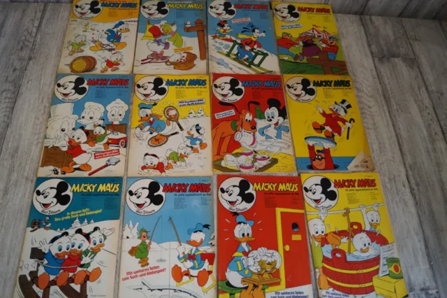 Micky Maus Hefte 1973. 1-52 Konvolut Sammlung