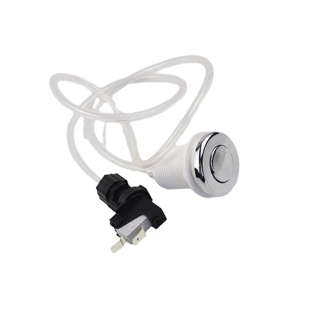 Kit Interrupteur à Air PAHTTO Pour Broyeur D'ordures - 110V, Certificat UL, Bouton Extra-long, Garantie 1 An