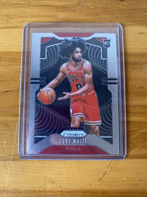 2019 PRIZM BULLS Star - COBY WHITE Rookie RC Basketball Card PSA 9