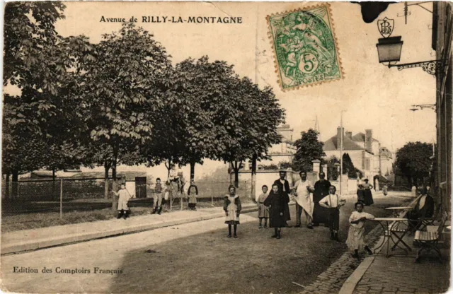 CPA Avenue de RILLY-la-MONTAGE (346765)