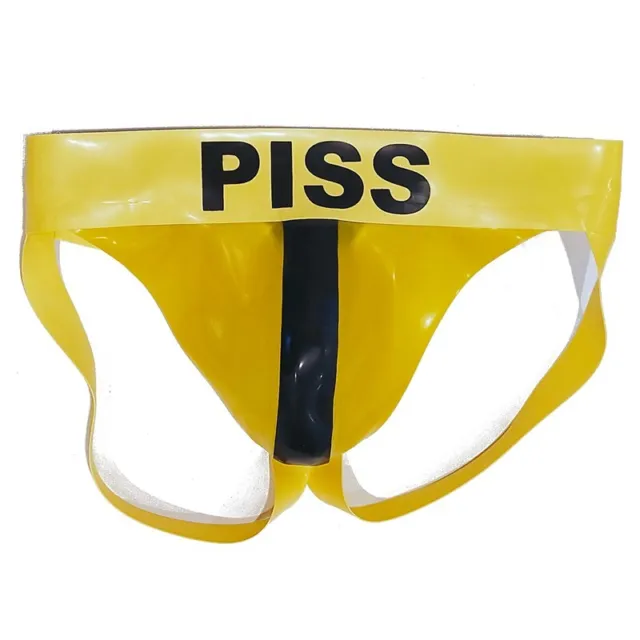 Rubberpigs  "PISS" Codpiece Jockstrap, premium rubber latex / rubber gay fetish