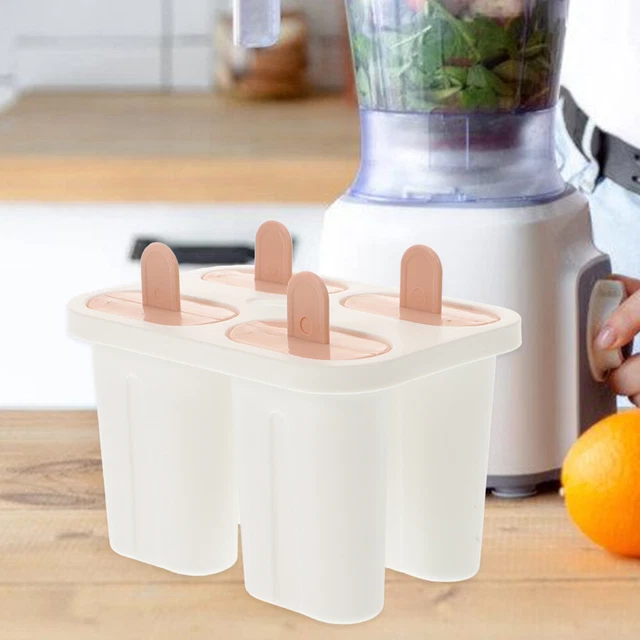 Confezione Da 2 Stampi Per Ghiaccioli In Silicone, Senza BPA, Riutilizzabili, Impilabili Con Coperchio E 6 Bastoncini, Per Gelato Fatto In Casa E Yogurt, Ideale Per Bambini (Blu E Verde)